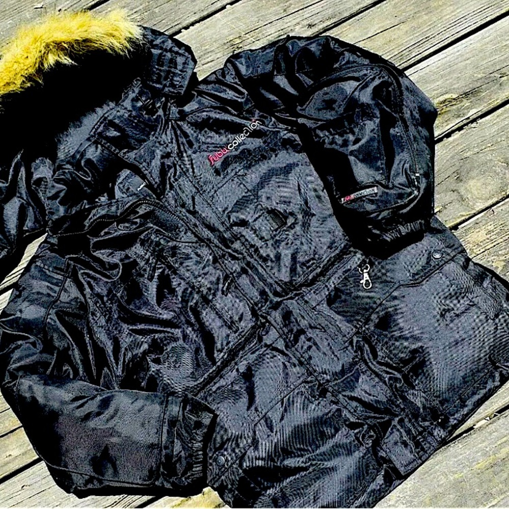 Fubu boys size 14/16 men’s S down coat